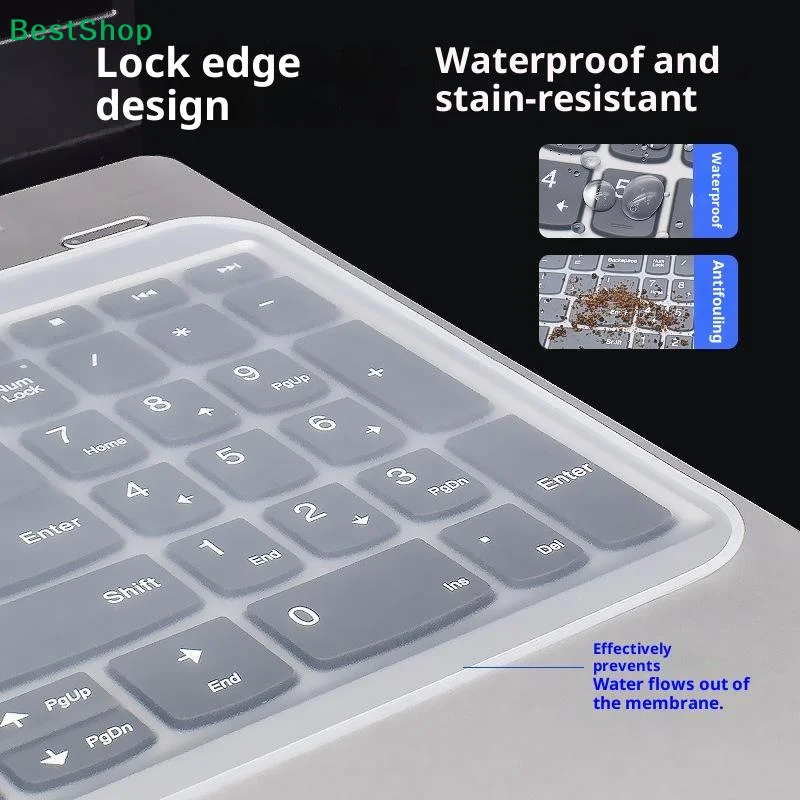 〔R〕Universal Laptop Keyboard Cover Protector 12-17 Inch Waterproof Dustproof Silicone Notebook Computer Keyboard Protective Film