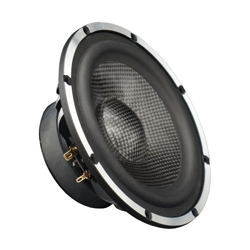 

6.5 Inch Car Speaker 40-60W 4ohm Carbon Fiber Mid-woofer Home Audio LoudSpeaker Unit DIY Modified High-power HIFI Sound Speaker