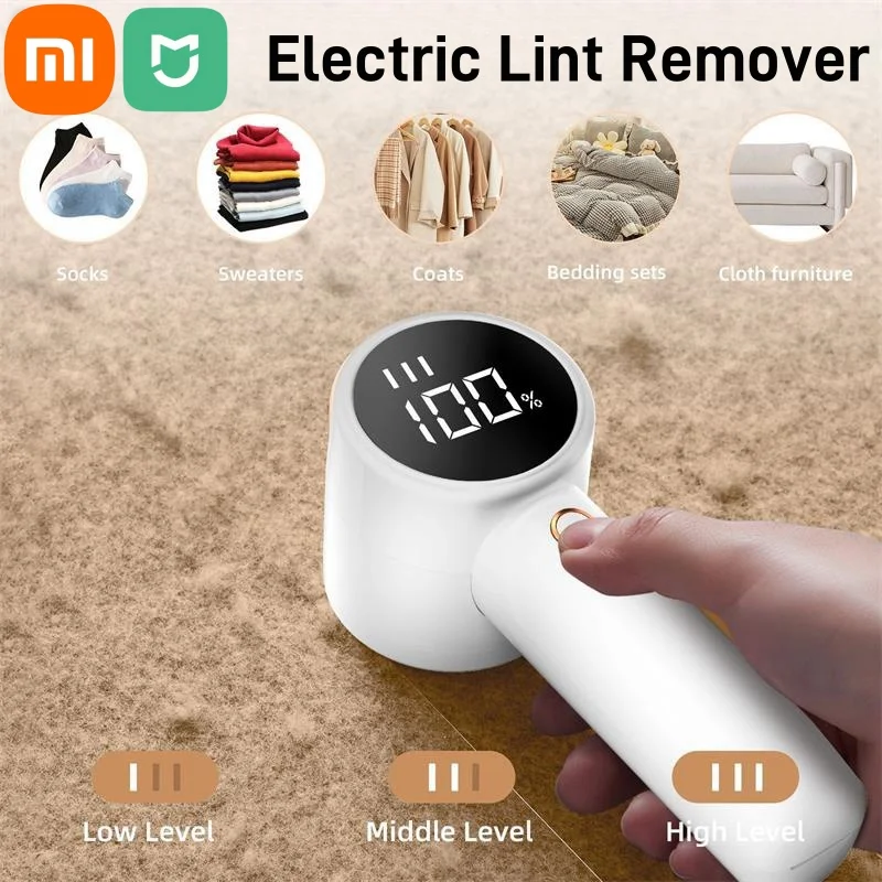 

Xiaomi Electric Lint Remover Rechargeable Pellet Fabric Shaver Clothing Clothes Fluff Remover Portable Hair Balls Fuzz Removers