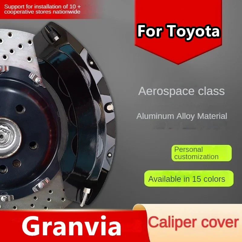 For Toyota Granvia Aluminum Car Brake Caliper Cover Fit 2.5L 2021 2022 2023