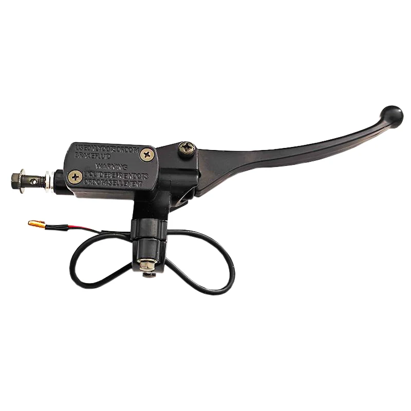 110 Disc Brake Master Cylinder with 8mm Oil Pipe Universal Left & Right Hydraulic Brake Pump Assembly Parts for Electric Scooter