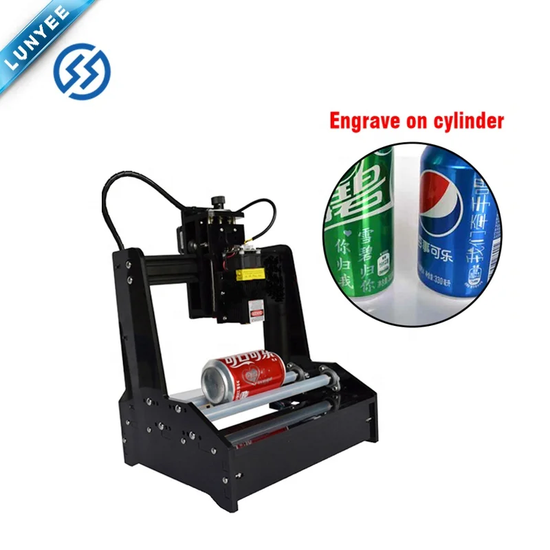 DIY Laser Mini  Marking Machine Engraving On Tube Cylinder