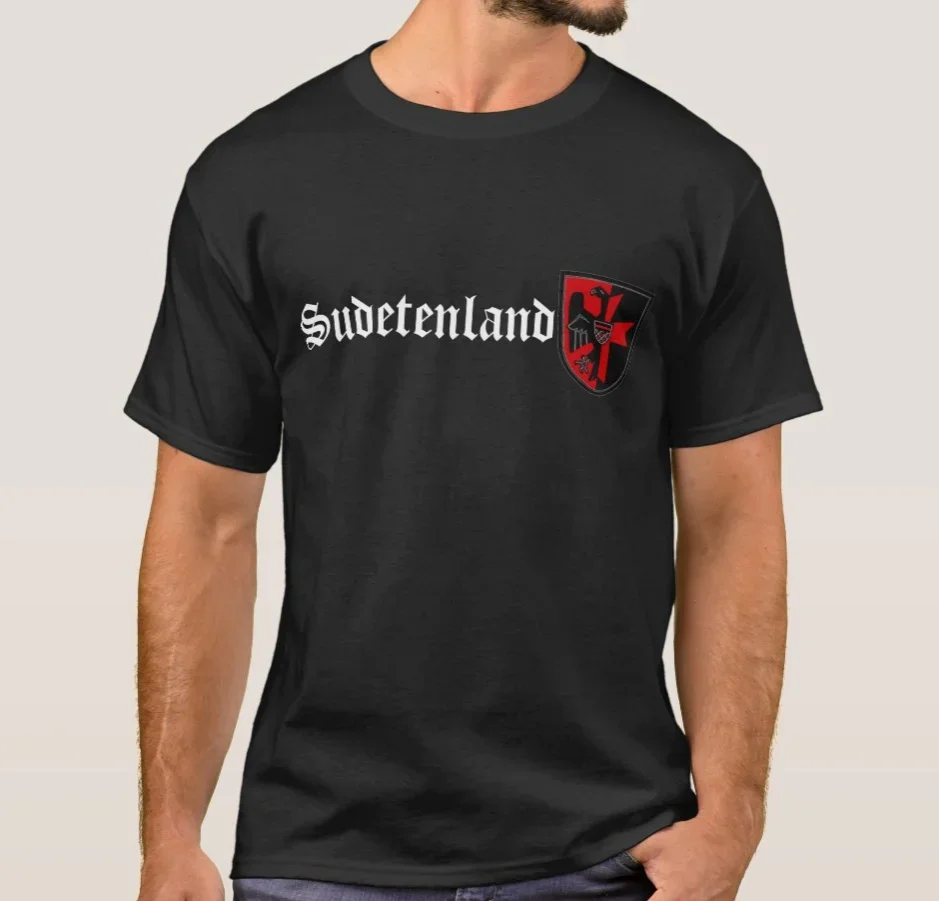 

Crest of The Historical European Sudetenland T-Shirt. Summer Cotton Short Sleeve O-Neck Mens T Shirt New S-3XL