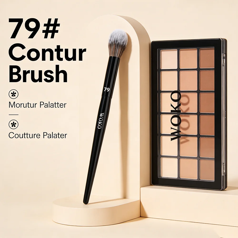 PRO79 Contour Brush Face Contour Setting Powder Sculpting Brush High Quality Tapered Highlighter Contour Powder Makeup Tool