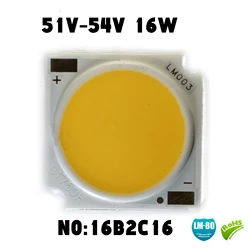 6PCS 19MM COB 16C2B 48V-54.4 170MA-400MA 21W RA CRI 80 High power lamp beads piezas brillante led watts lente blanco perlas