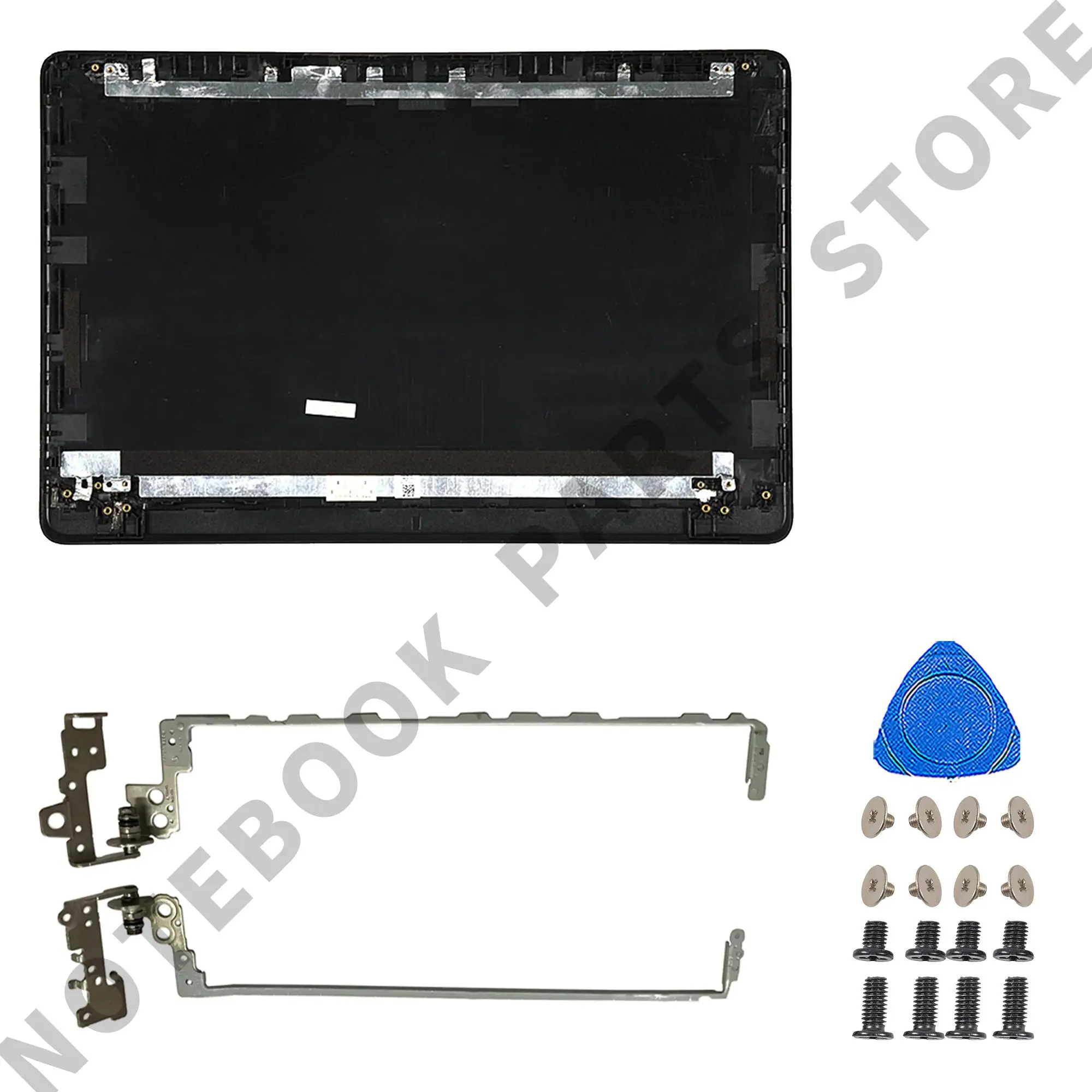 Imagem -05 - Laptop Lcd Tampa Traseira Dobradiças da Moldura Frontal Peças do Caderno Substituição Preto 15-bs 15t-bs 15-bw 15z-bw 250 g6 255 258 g6 Novo