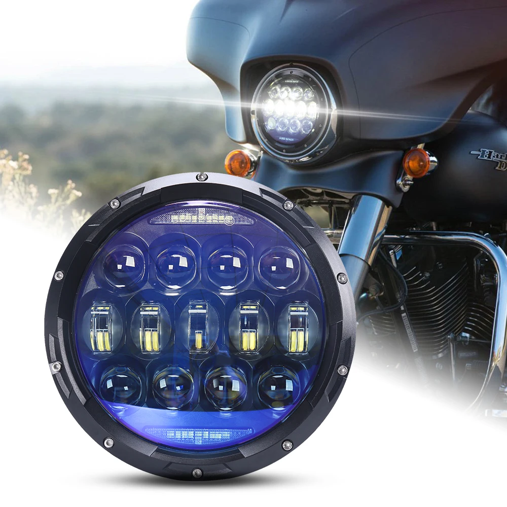 Motorcycle 7 inch LED Headlight for Harley Touring Ultra Classic Electra Street Glide Road King Yamaha Motorcycle Headlamp