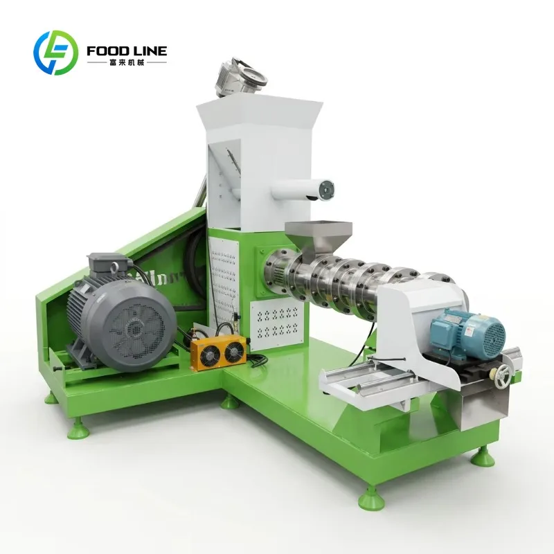 Customized Energy Saving Floating Fish Feed Machine 350kg/h Automatic Floating Feed Pelletizer for Pet Fish Shrimp Feed Making