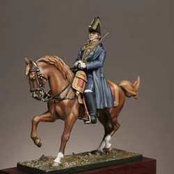 Resin soldier 1/32 ancient man officer with horse soldier     Model Unassambled Unpainted  Figure Building Kit