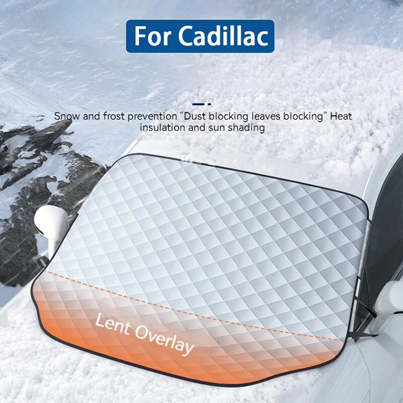 For Cadillac ATS CT6 CTS DTS XT5 Escalade ESV SRX STS XTS Car Front Windshield Sunshade Prevention Snow Shield Waterproof Cover
