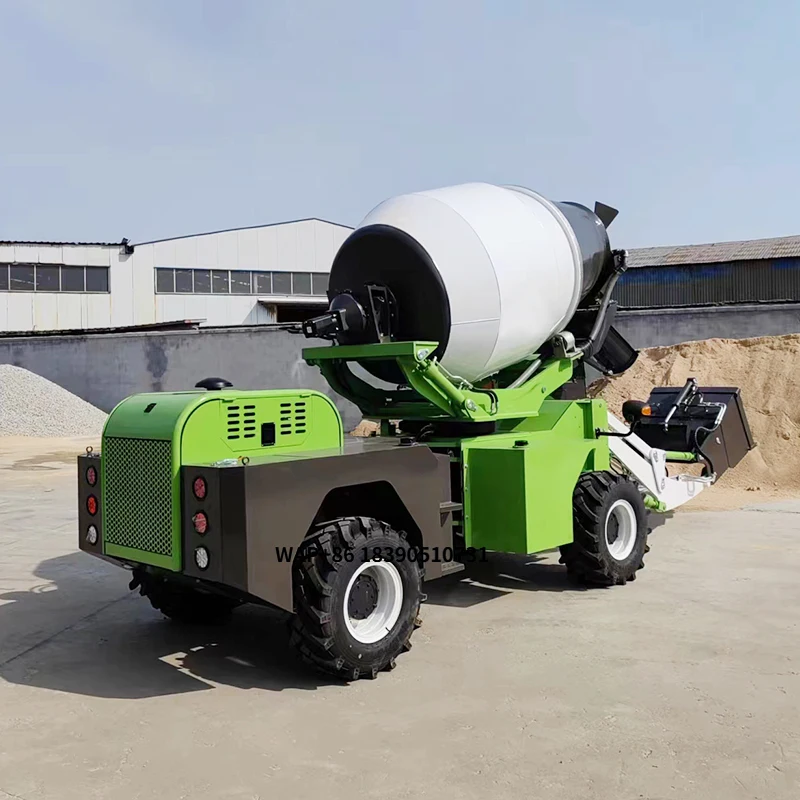 

High Quality 3.5 Cubic Meter Self Loading Concrete Mixer Truck with Diesel-Powered Direct Manufacturer Price
