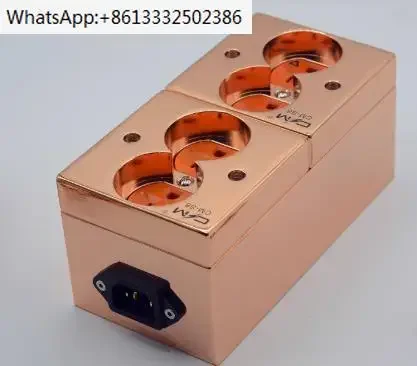 HI-END audiophile special line red copper low box red copper row socket red copper socket 86 double low combination