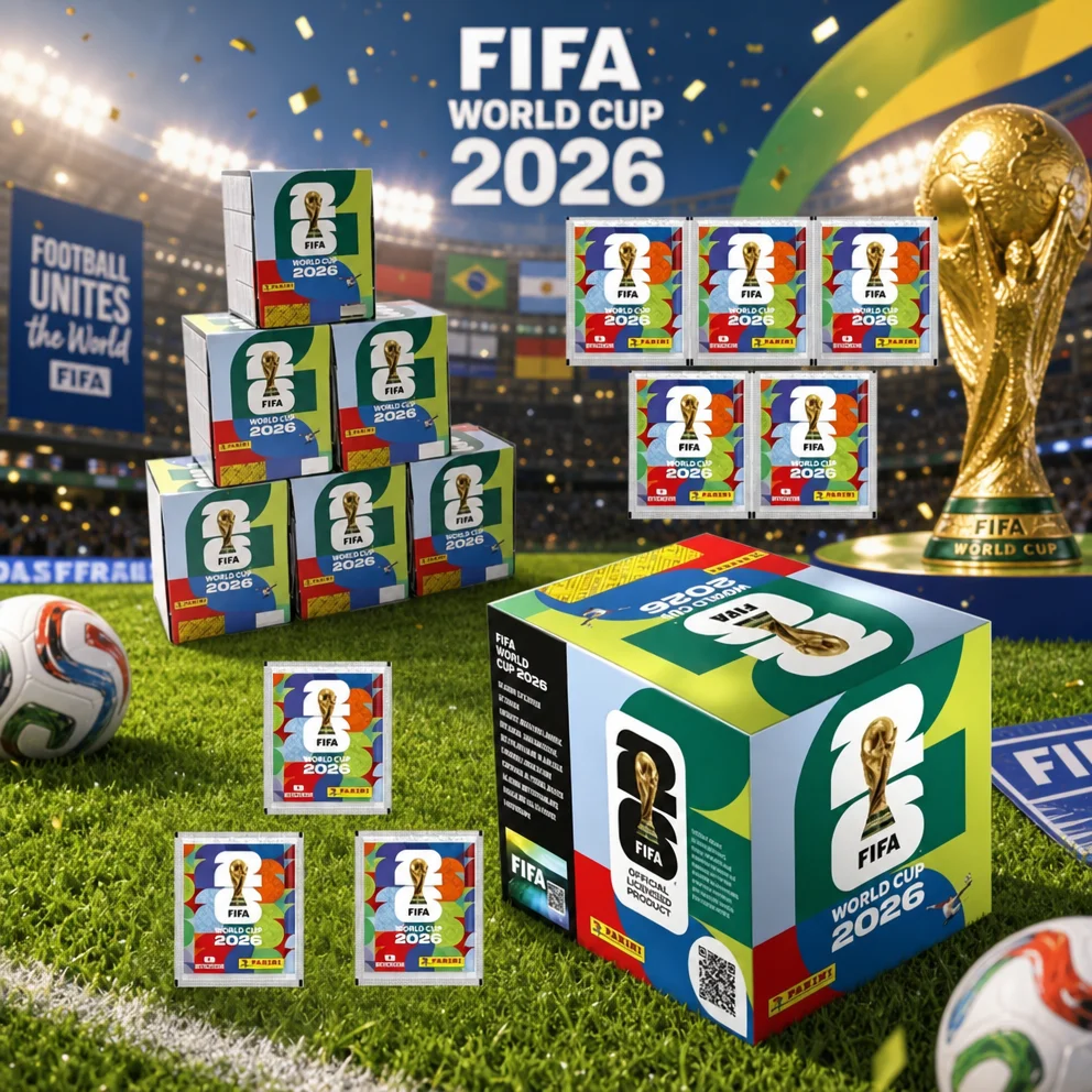 Genuine Hot Sale 2026 FIFA World Cup Soccer Stickers, Limited Edition Sticker Packs Soccer Card Fan Memorabilia Gift In Stock