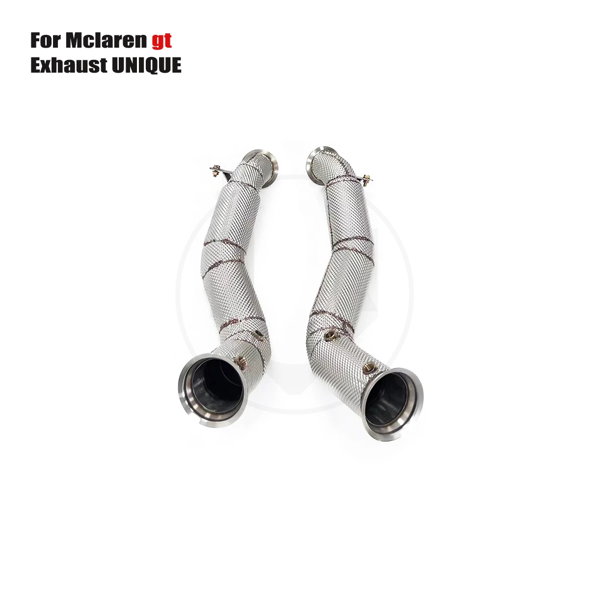 

UNIQUE Designs 2019-2023 Mclaren gt 4.0T T304 stainless steel sports WITH HEAT SHIELD Metal catalytic Downpipe