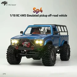 CROSSRC SP4 1/10 RC 4WD Off-road Vehicles KIT Hard Shell Crawler Pickup Truck Electric Remote Control Car Adult boy toys