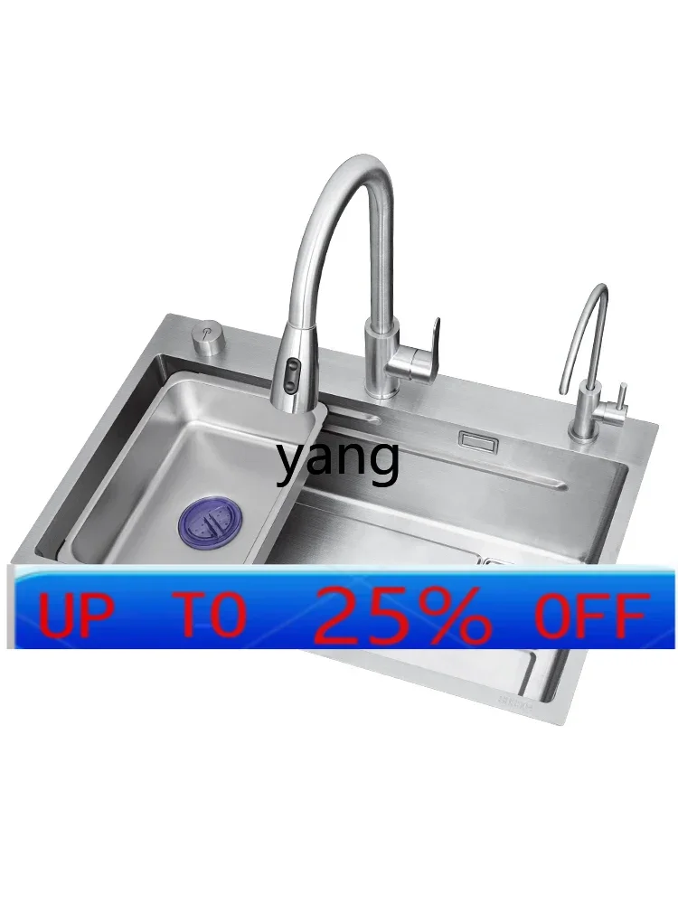 CX Thickened Brushed SUS304 Stainless Steel Sink Large Single Groove Undercounter Mesa Basin