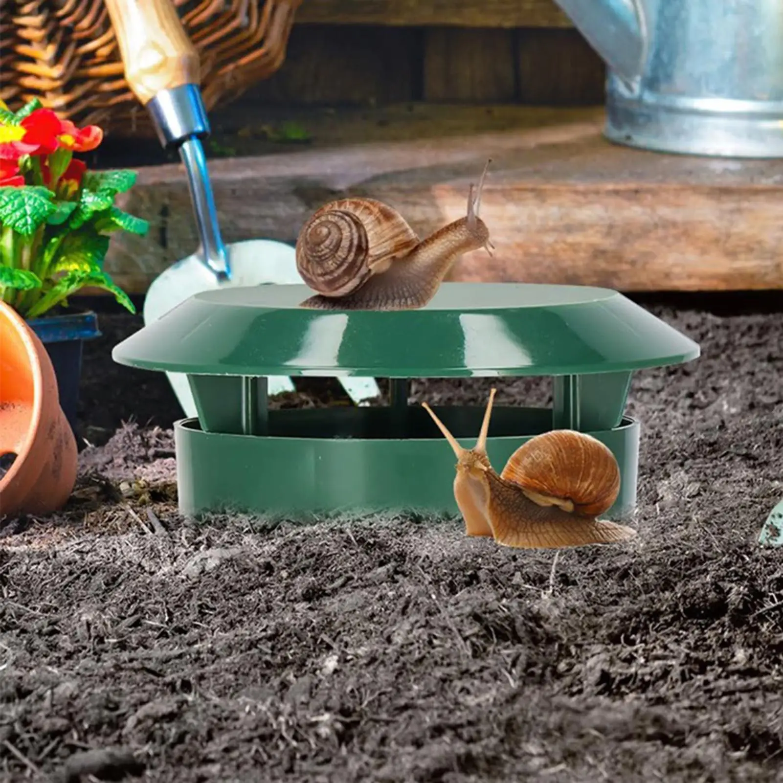 

Garden Farm Protector Slug House Pests Reject Animal Pest Repeller Snail Trap Catcher Tools Snail Cage Eco-friendly