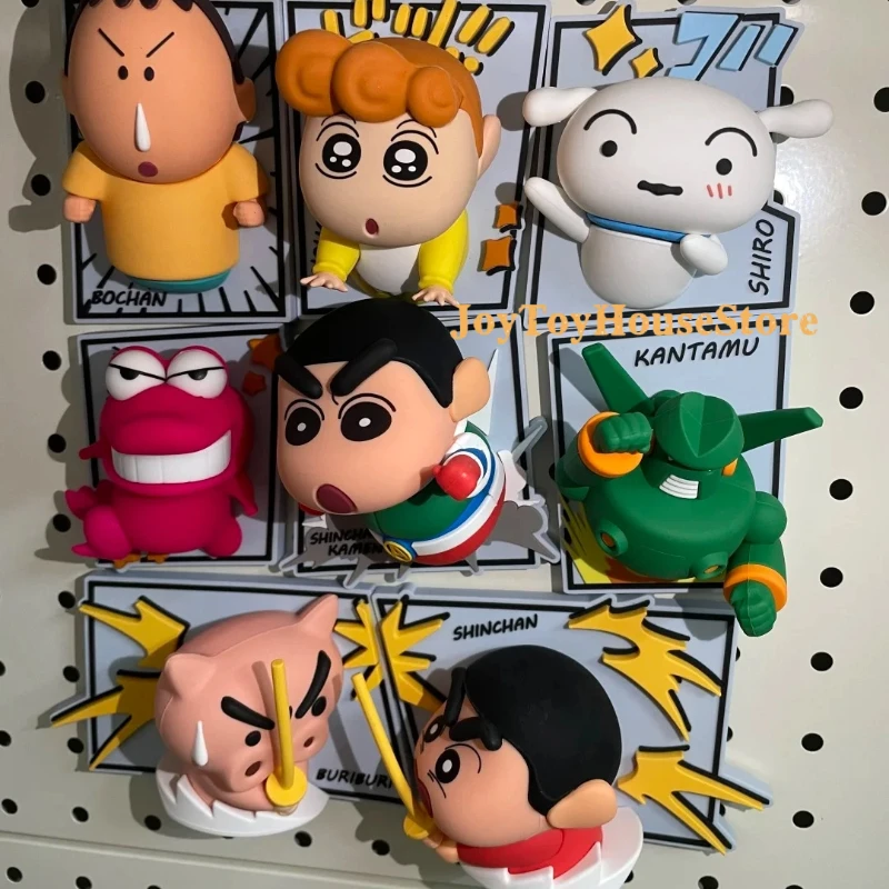 

3d карандаш Shin Chan Manga Series слепая коробка магнит на холодильник аниме Buriburizaemon Kawaii Shiro Chan декор милый подарок модная игрушка