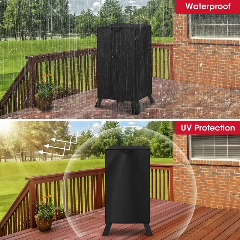 Multiple Size Electric Smoker Cover for Masterbuilt, Heavy Duty Waterproof Vertical Smoker BBQ Grill Cover, Resistant