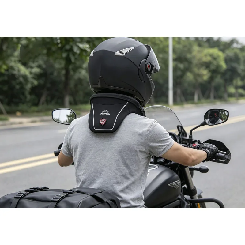 N03 Knight Equipment Motorcycle Neck Brace Protector Anti-Fall Offroad Moto Racing Cervical Collar Guards For Biker Cycling