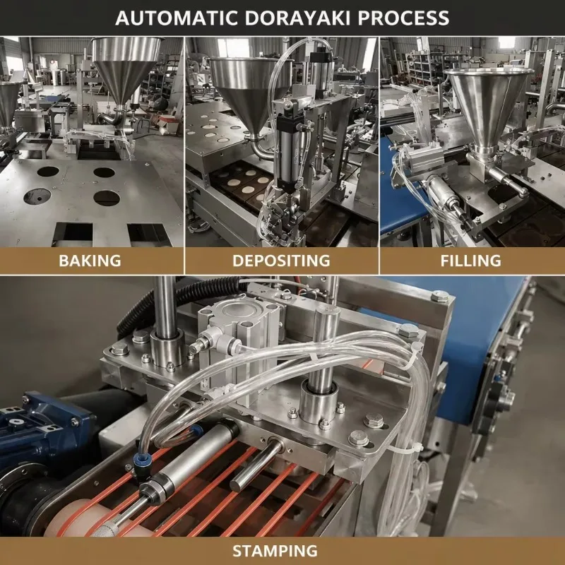 CE Approved Dorayaki Sandwich Pancake Making Machine