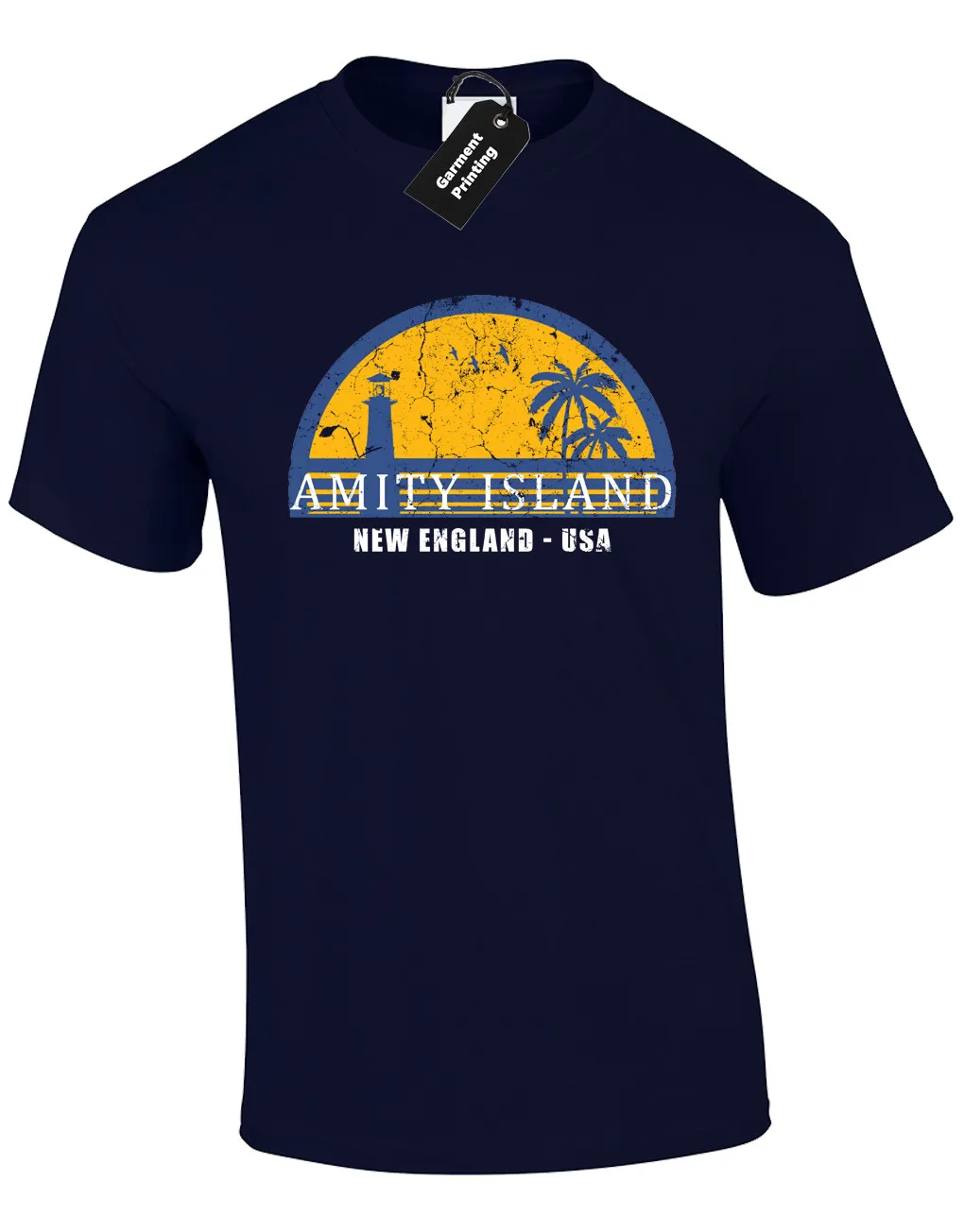 

Amity Island Quints Shark Retro Vintage Movie Unisex T-Shirt