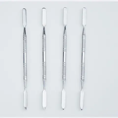 스테인리스로드 디포팅 믹싱 도구, 파운데이션 스틱 스퍼틀 뒤집개 컨실러 메이크업