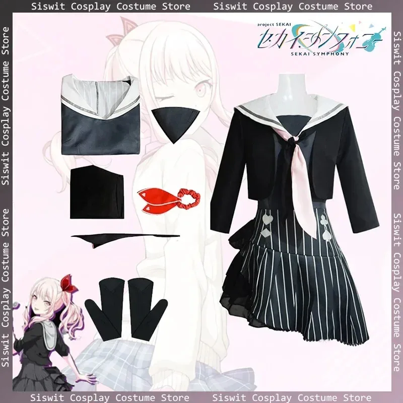 

Project Sekai Colorful Stage Akiyama Mizuki Cosplay Costume Jk Uniform Stage Singing Suit Party Anime Carnival Dress Up Women