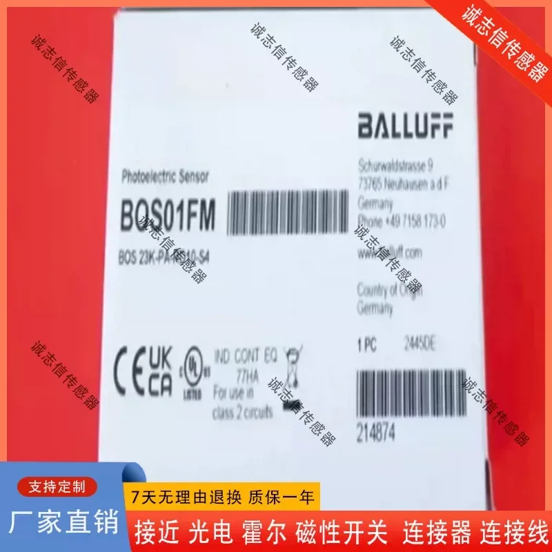 For Balluff Diffuse Reflection Photoelectric Switch Sensor BOS01FM BOS 23K-PA-RD10-S4