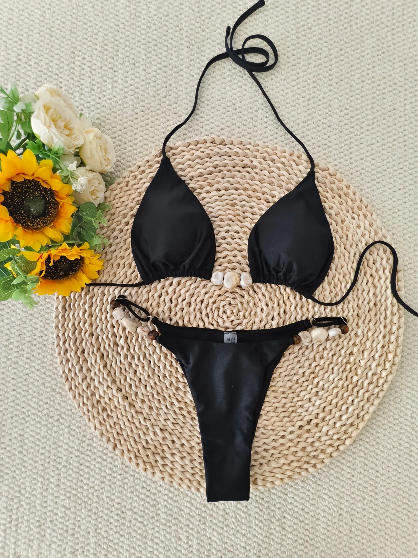 الرسن سلسلة البيكينيات 2025 حجر ملابس السباحة الإناث مثير البرازيلي ملابس السباحة النساء الاستحمام السباحة لباس سباحة بحر #3