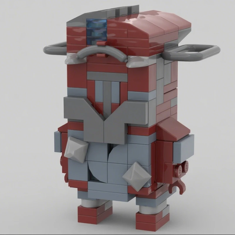 ตัวต่อ MOC Kullervo BrickHead Warframe Brickheadz จำนวน 156 ชิ้น ของเล่นตัวต่อเสริมสร้างทักษะด้านวิศวกรรม ของขวัญคริสต์มาส ของสะสม