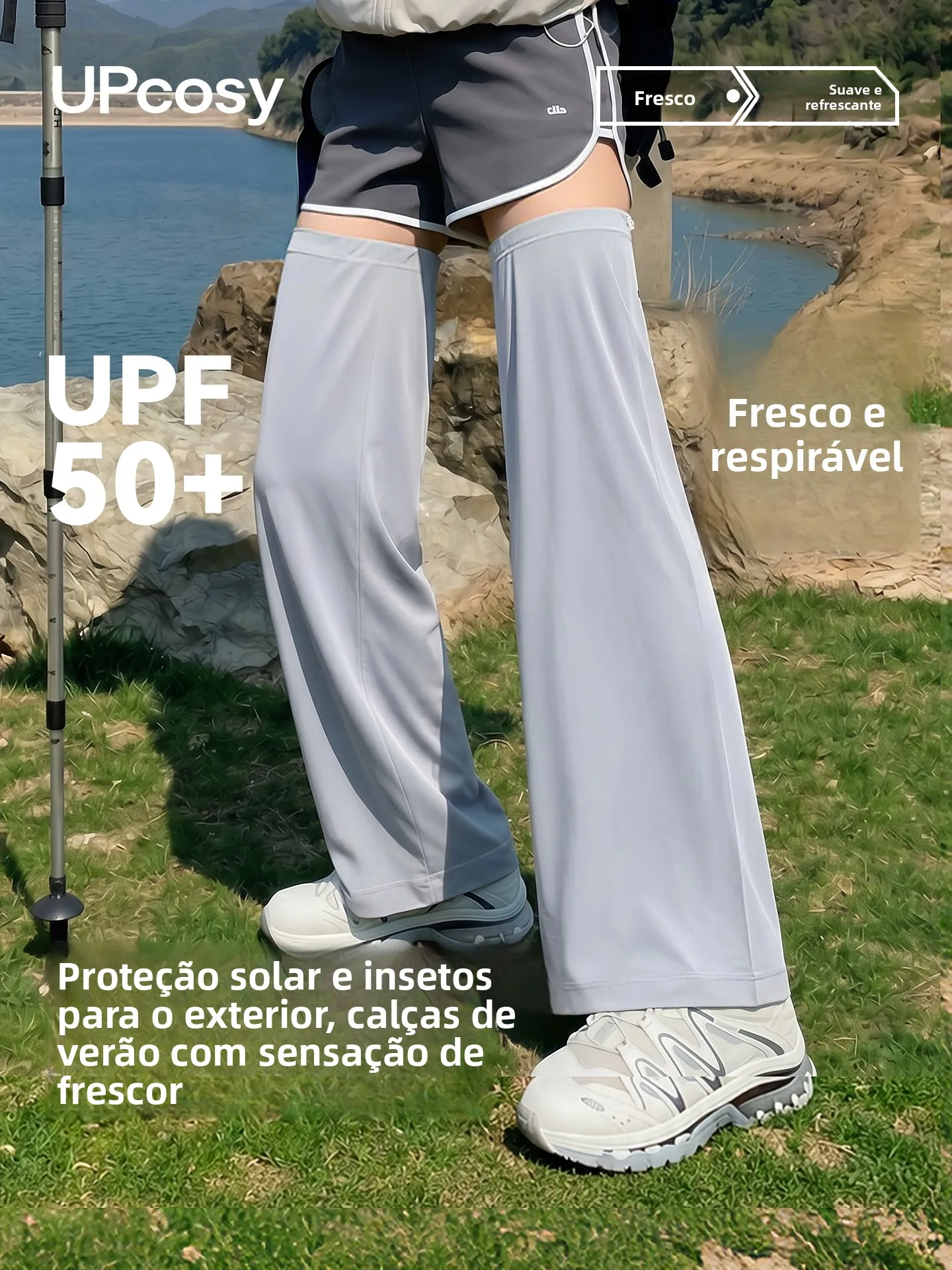 女性用サマーロングアイスシルク日焼け止めレギンス-uvカット-サイクリングスポーツ-蚊よけパンツ-レッグカバー-快適