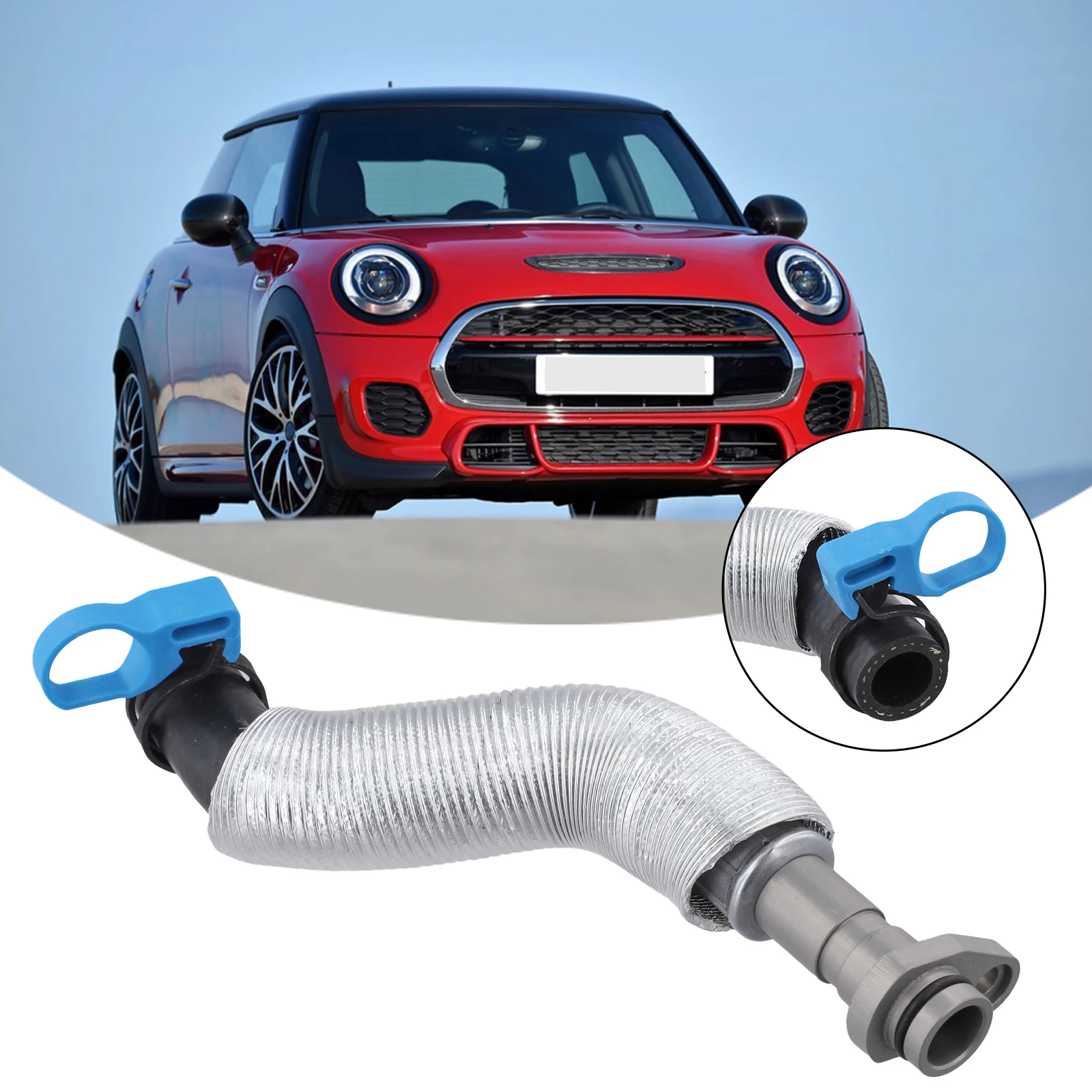 Turbo Oil Return Pipe for Mini For Cooper S For R56 R57 For R58 R59 Part Number 11658617069 Metal Construction Turbocharger Part