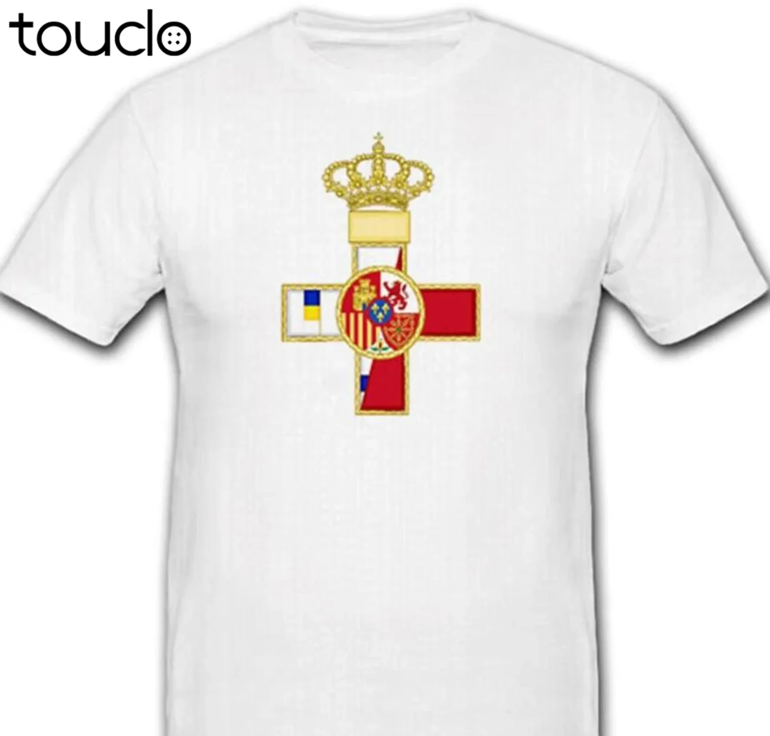 T-shirts en coton pour hommes, à la mode, avec emblème militaire de l'armée d'Espagne, badge militaire, Condecoracion, été