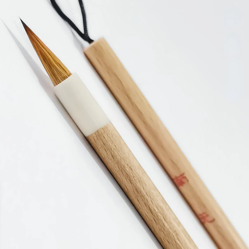Weasel Hair Brush Chinese Calligraphy Profesional Brushes Small Regular Script Running Cursive Script Copy Scriptures Brush Pen