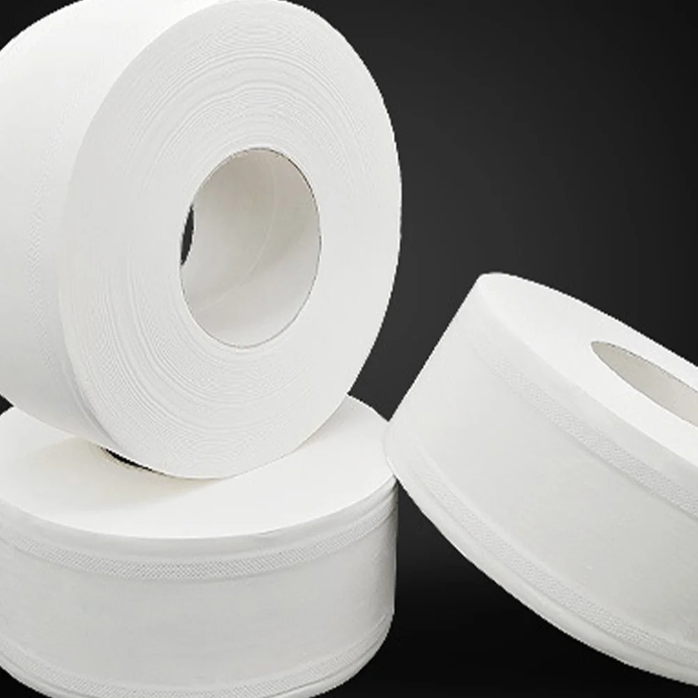 600g Large Roll Toilet Paper Roll Paper Toilet Paper for Office Store Workshop (White) large roll paper