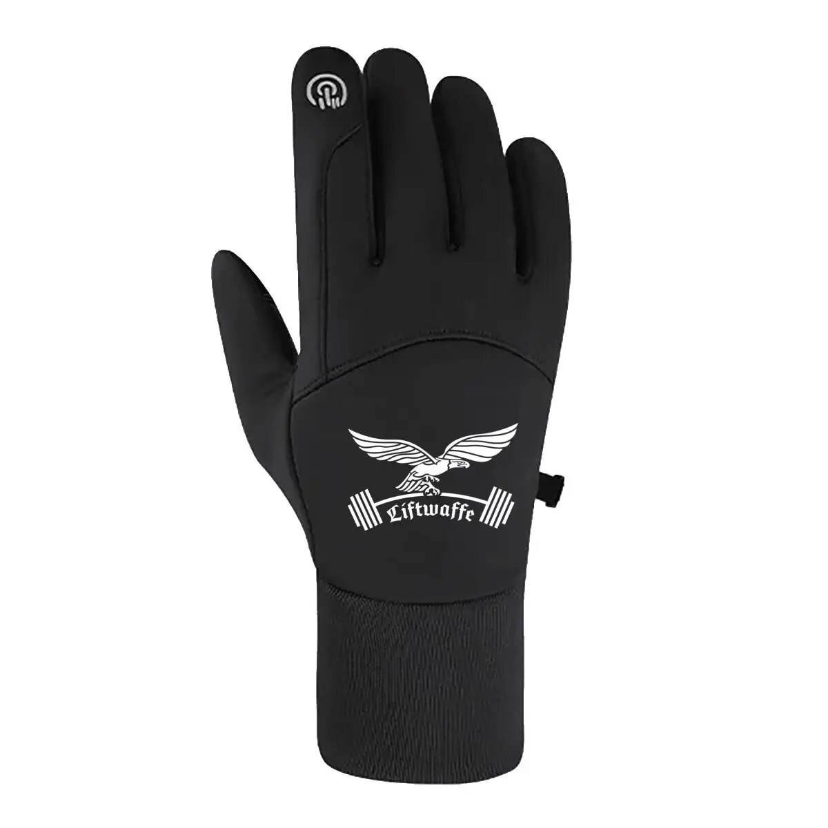 Liftwaffe Eagle Emblem Commute Cycling Gloves Warm Windproof Touch Screen
