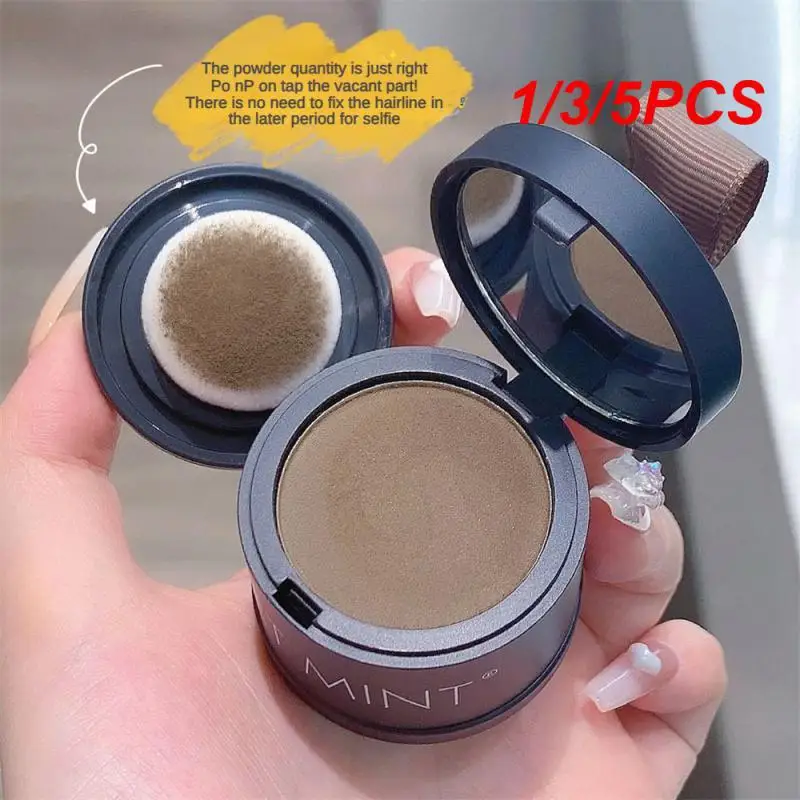 1/3/5PCS Hair Concealer Forehead Trimming Hairline Shadow Powder 2 Color Cosmetics Hair Fluffy Powder Bald Coverage Waterproof