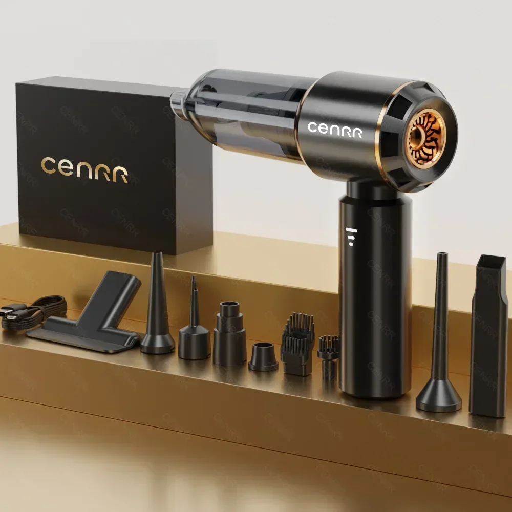 CENRR 998000PA Krachtige Mini Stofzuiger Draadloze Draagbare Autostofzuiger voor Huishoudelijke Apparaten Handheld Blower Autoreiniger