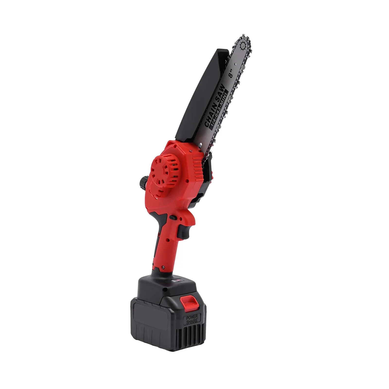 Brushless Mini Chainsaw 8 inch Electric Cordless Chainsaw with Battery Powered and Fast Charger Included, Auto-Oil System