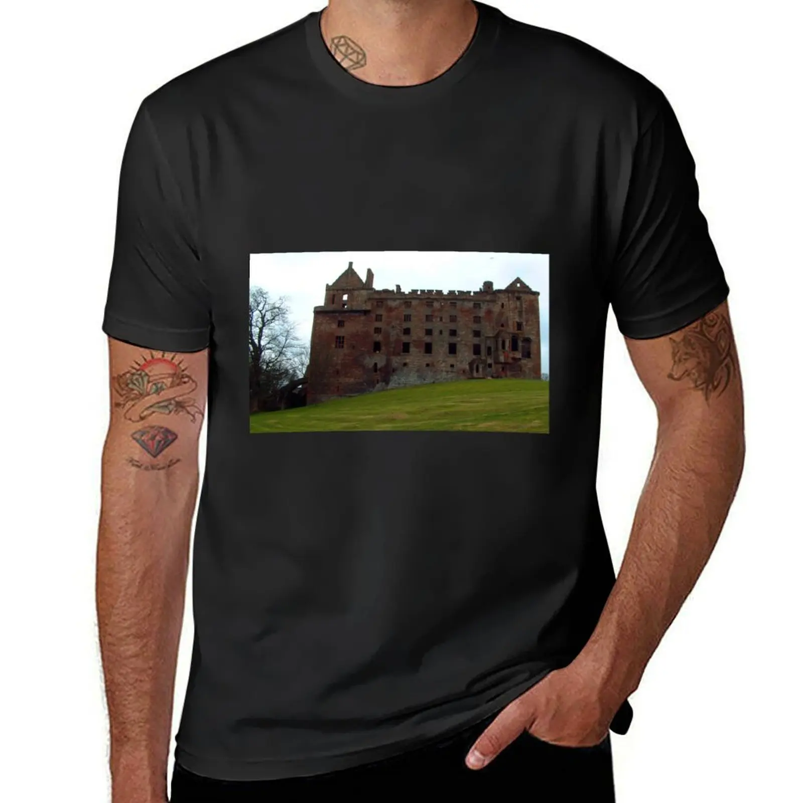 Palace of Linlithgow T-Shirt vintage heavyweights oversizeds anime clothes mens graphic t-shirts