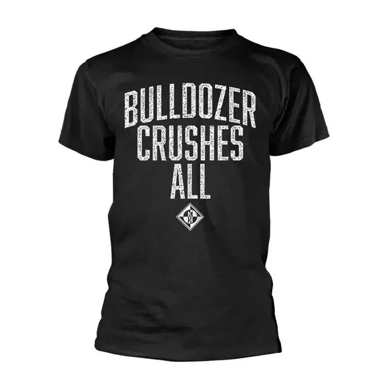 MACHINE HEAD - BULLDOZER GREY T-Shirt, Front & Back Print Small