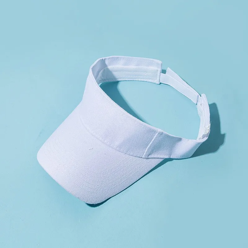 Unisex Summer Baseball Cap Casual Empty Top Sun Visor Tennis Cap for Children Outdoor Group Activities Solid Sunscreen for Boys