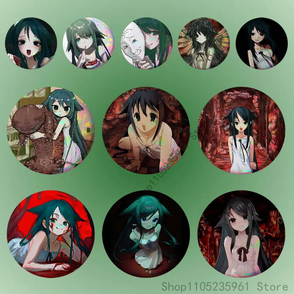 Saya No Uta The S-Song of S-Saya 32mm 58mm 75mm 44mm 25mm Anime Badges Brooches DIY Pins Decorations Birthday Valentine Gifts