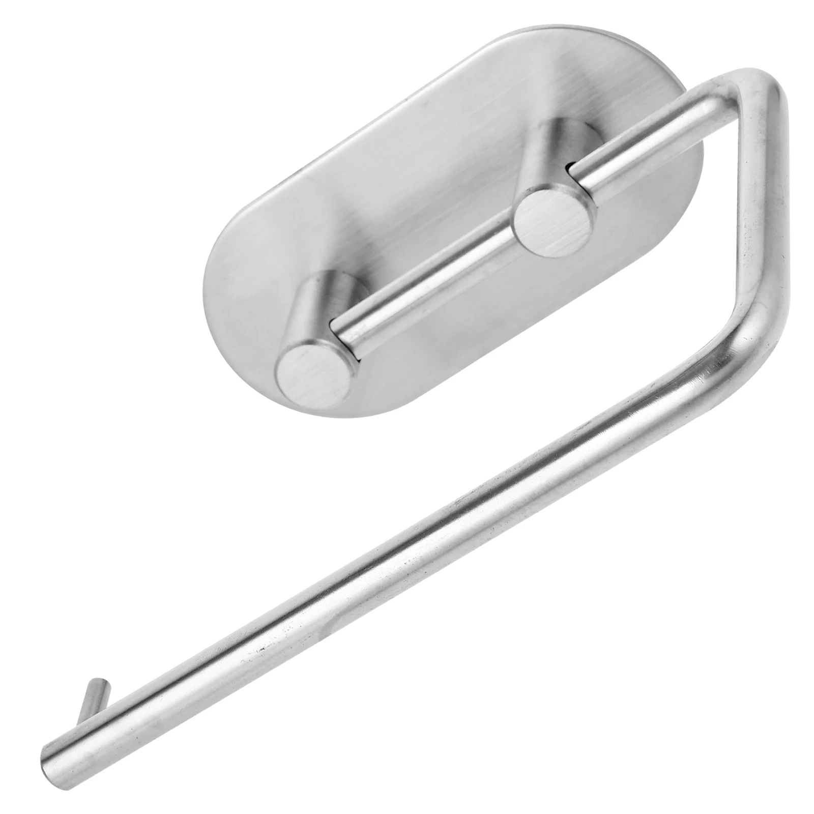 

Self Adhesive 304 Stainless Steel Toilet Paper Holder Bathroom Tissue Roll Dispenser Wall Mount Corrosion Resistant Durable