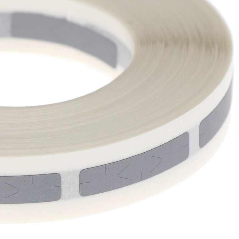 1000 unidades/rolo manual zero etiquetas adesivas fita cinza em rolos codificação sobreposição filme jogo