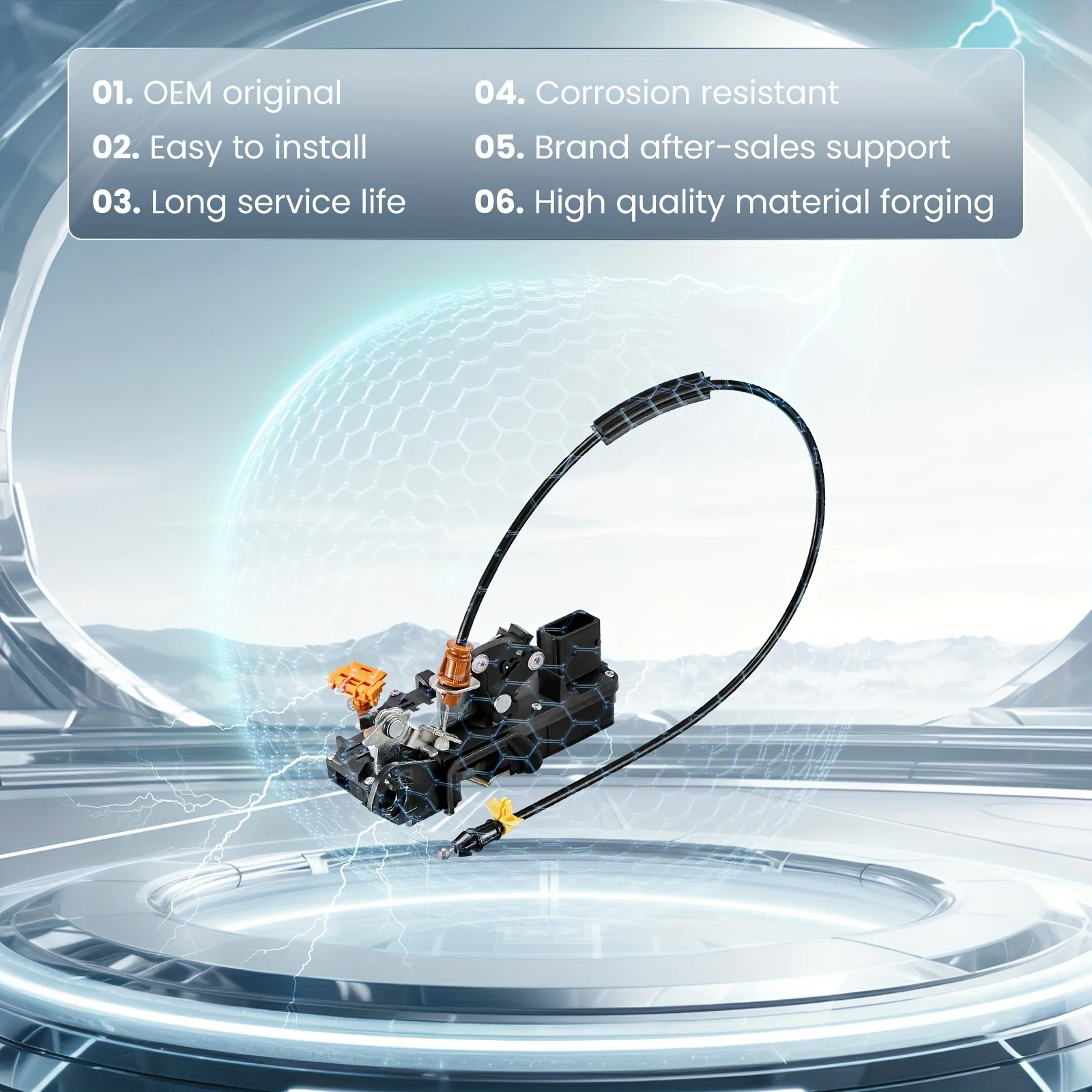 

OEM For 2010-2014 Chevy Silverado LH Hand Door Lock Actuator Front Driver Left Side