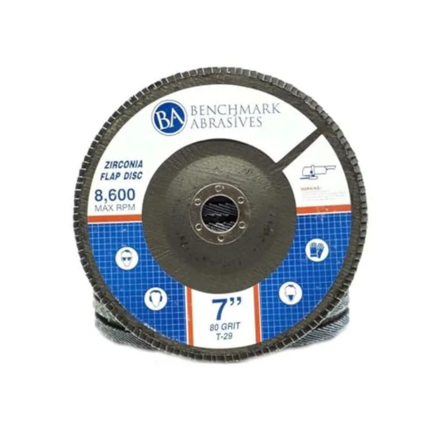 

7 шт. высококачественных абразивных дисков Jumbo из циркония высокой плотности, тип 29, для угловой шлифовальной машины, 7 дюймов, для шлифовки, финишной обработки, удаления заусенцев и ржавчины