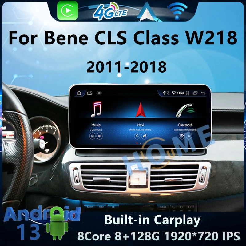 

Автомобильный видеоплеер Android 13 CarPlay, GPS-навигация для Mercedes Benz CLS Class W218 2011-2017, автомобильное радио, стерео, заводская цена