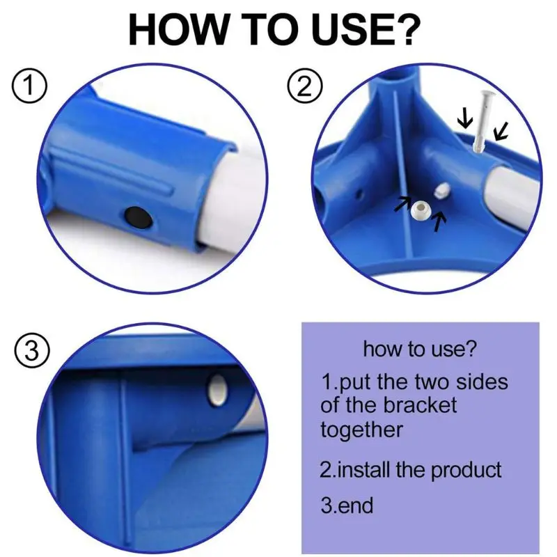 Y1UB – broches joint piscine en plastique, 10 pièces, pour joints en caoutchouc supplémentaires, sans oscillation Wh